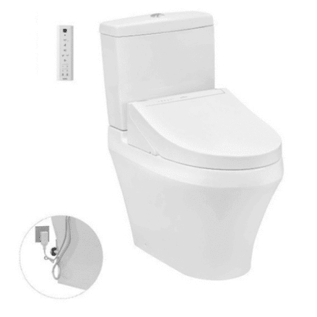 Bồn Cầu 2 Khối TOTO CS945PDW14 Nắp Rửa Điện Tử