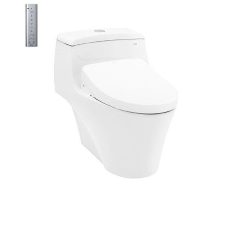 Bàn cầu 1 khối TOTO CW823REAW12 - nắp rửa điện tử