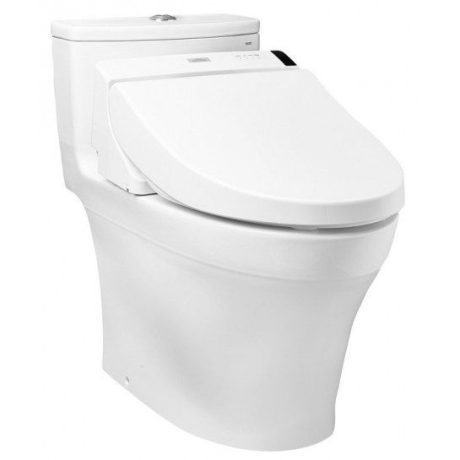 Bồn cầu 1 khối TOTO MS885DW6 - Nắp Rửa điện tử Washlet