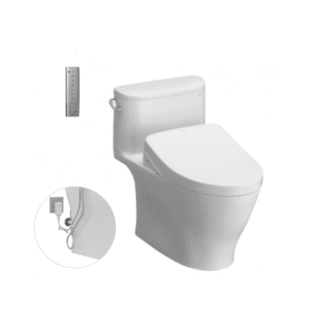Bàn cầu 1 khối TOTO MS887RW11 nắp điện tử