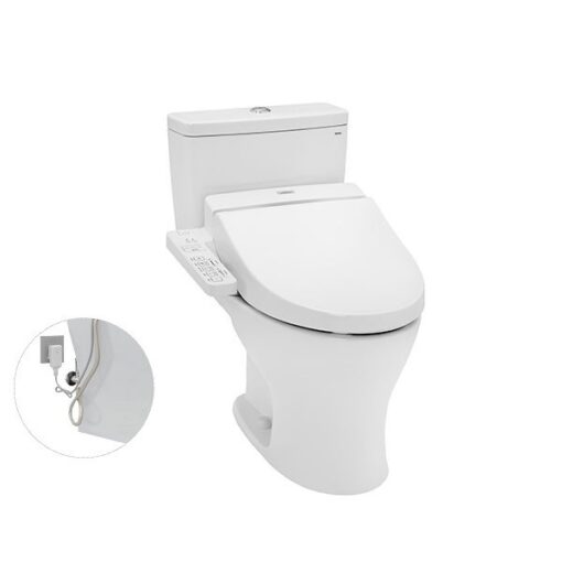 Bồn Cầu Điện Tử 2 Khối TOTO CS735 Nắp rửa điện