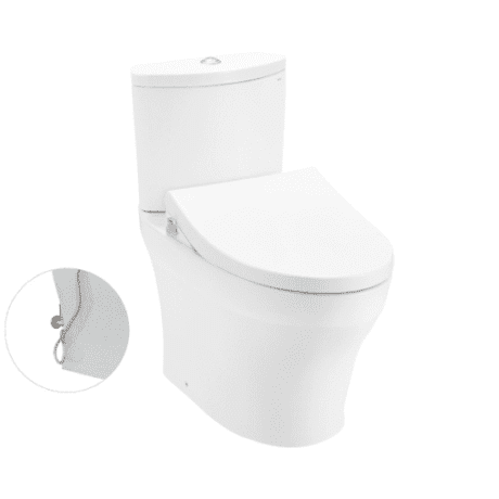 Bồn Cầu 2 Khối TOTO CS838DE4 Nắp Rửa Điện Tử