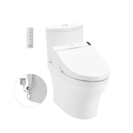 Bồn Cầu 2 Khối TOTO CS838DW6 Nắp Rửa Điện Tử