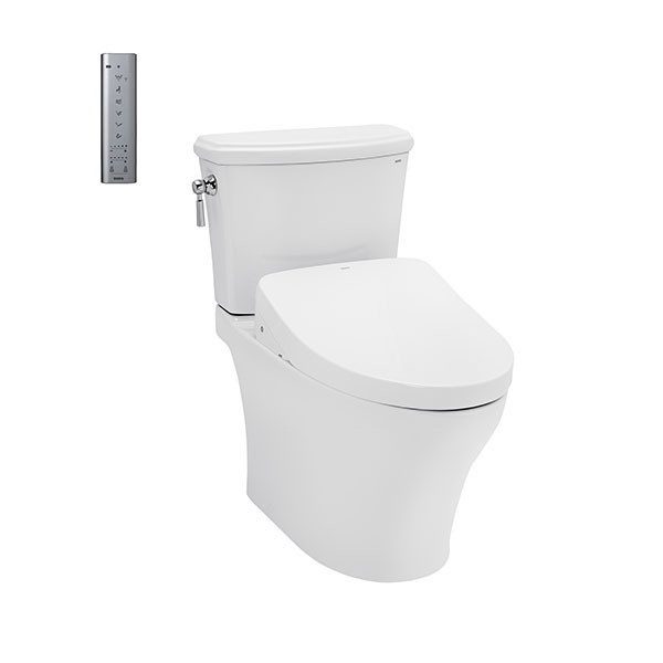 Bồn Cầu 2 Khối TOTO CS986CGW12 Nắp Rửa Điện Tử