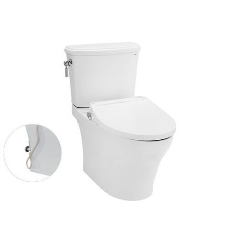 BỒN CẦU 2 KHỐI TOTO CS986GE2 NẮP RỬA CƠ