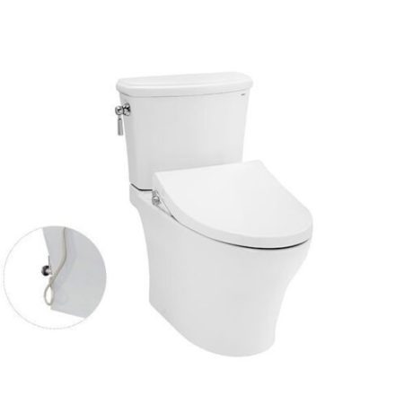 BỒN CẦU 2 KHỐI TOTO CS986GE4 NẮP RỬA CƠ