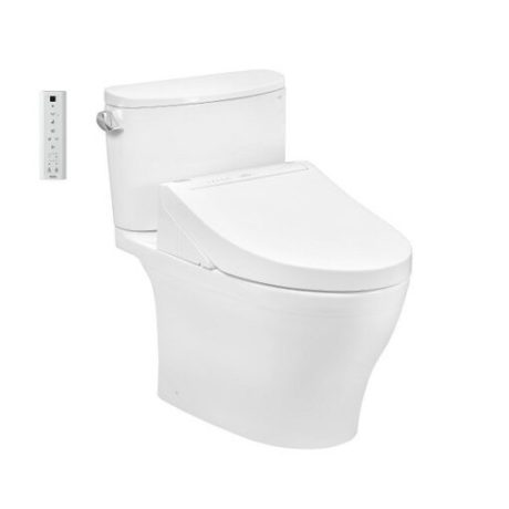 Bồn Cầu 2 Khối TOTO CS767CRW15 Nắp Rửa Điện Tử