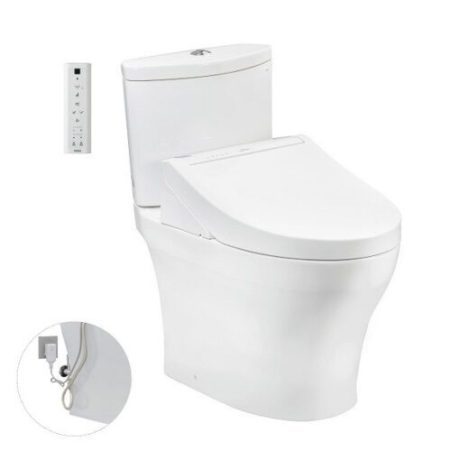 Bồn Cầu 2 Khối TOTO CS838DW14 Nắp Rửa Điện Tử