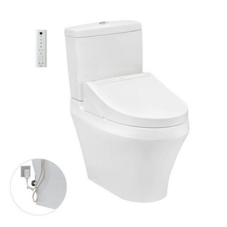 Bồn Cầu 2 Khối TOTO CS948DW14 Nắp Rửa Điện Tử
