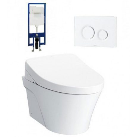 Bồn Cầu Nắp Điện Tử Treo Tường TOTO CW822REA/MB174P/WH172AAT/TCF4911EZ