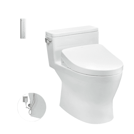 Bồn Cầu 1 Khối TOTO MS188VKW11/T53P100VR Nắp Rửa Điện Tử