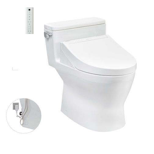 Bàn Cầu 1 Khối ToTo MS188VKW14 Nắp Rửa Điện Tử