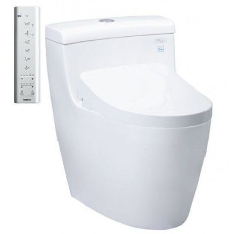 Bồn Cầu 1 Khối TOTO MS636CDRW12 Nắp Rửa Điện Tử