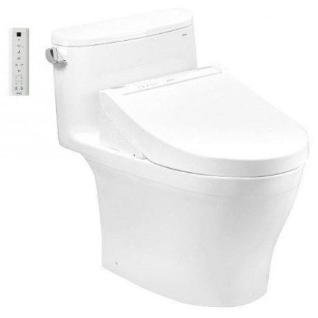 Bồn Cầu 1 Khối TOTO MS887CRW15 Nắp Rửa Điện Tử