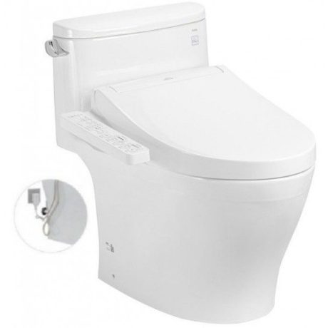 BỒN CẦU 1 KHỐI TOTO MS887RW16 NẮP ĐIỆN TỬ