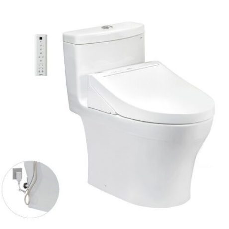 BỒN CẦU TOTO 1 KHỐI MS889DRW14 – NẮP RỬA ĐIỆN TỬ