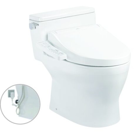BỒN CẦU 1 KHỐI TOTO MS188VKW16 - NẮP ĐIỆN TỬ
