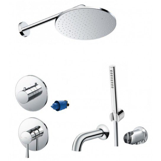 Sen Tắm TOTO TBS02303B TBV01104B TBW07002A TBW02017A TBS02001B TBW07021A Âm Tường 3 Đường Nước