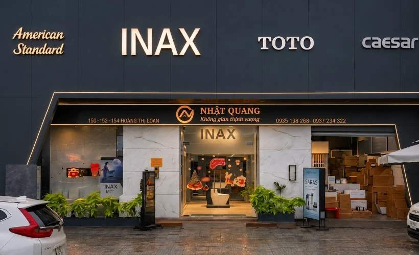 Showroom thiết bị vệ sinh Đà Nẵng Nhật Quang Luxury tại Hoàng Thị Loan